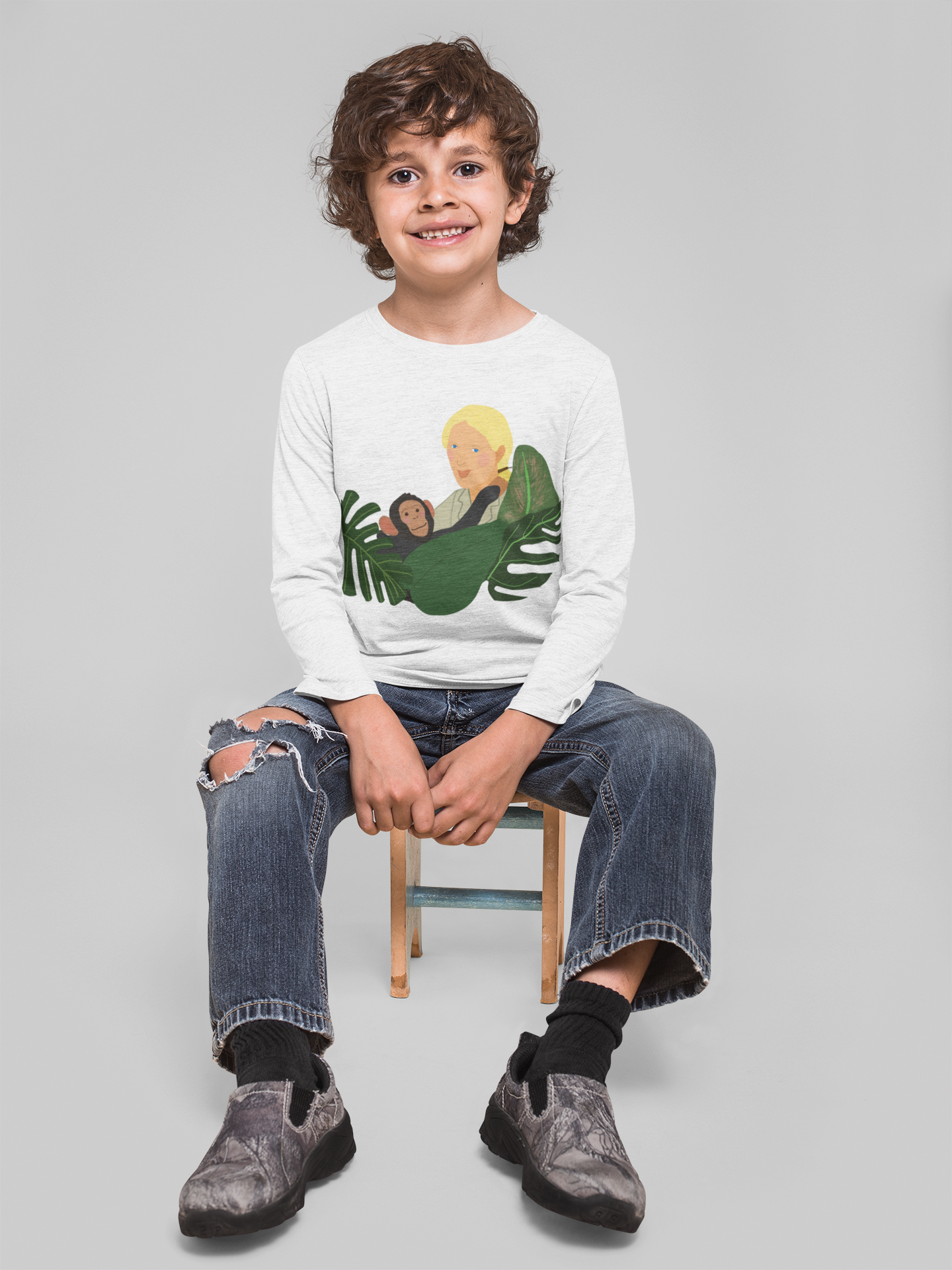 Jane Goodall Long Sleeve Tee