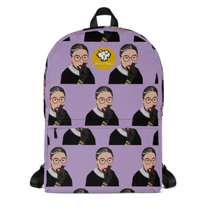 Ruth Bader Ginsburg Backpack (lavender fields forever)