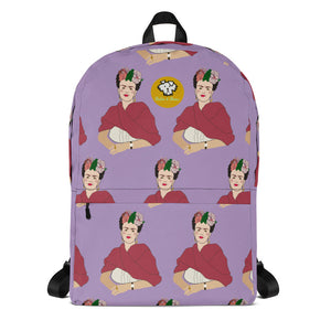 Frida Kahlo Backpack (lavender fields forever)