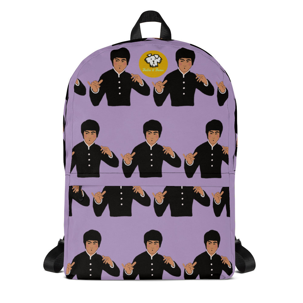 Bruce Lee Backpack (lavender fields forever)