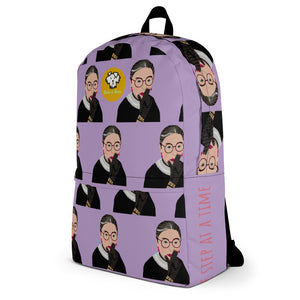 Ruth Bader Ginsburg Backpack (lavender fields forever)