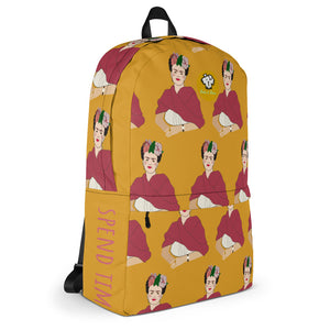 Frida Kahlo Backpack (Mustard)